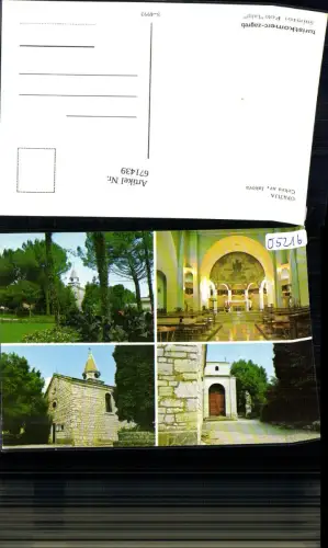 671439,Mehrbild Ak Opatija Crkva sv. Jakova Kirche Innen u. Außen Croatia