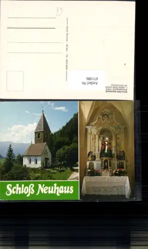 671986,Mehrbild Ak Schloss Neuhaus Gais Tauferer Ahrntal Südtirol Italy
