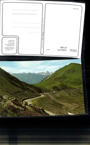 671989,Bolzano Penserjoch Straße Strada Passo Pennes con vista sul Tribulaun Italy