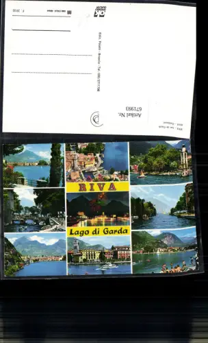 671993,Mehrbild Ak Riva Lac de Garda Gardasee Italy