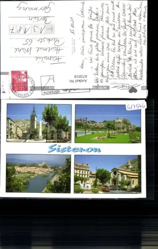 672019,Mehrbild Ak Sisteron Alpes du Sud