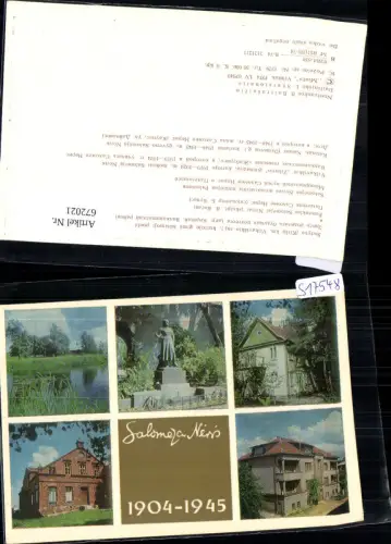 672021,Mehrbild Ak Salomeza Neries Kaunas Namas