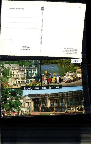 672024,Mehrbild Ak Souvenir de Spa Bonjour de Spa
