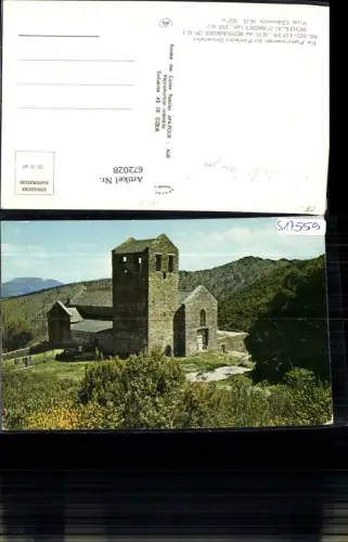 672028,Notre Dame de Serrabone Boule d Amont Vue generale France