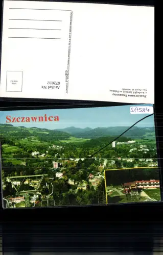672032,Mehrbild Ak Panorama Szczawnicy z kolejki linowej na Palenice