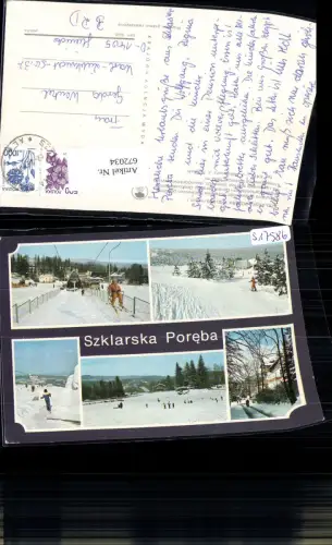 672034,Mehrbild Ak Szklarska Poreba Sessellift Wintersport