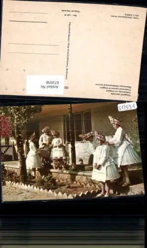 672038,Sioagardi nepviselet Volkstracht von Sioagard Tracht Kinder Mädchen