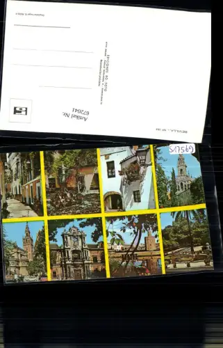 672041,Mehrbild Ak Sevilla Spain