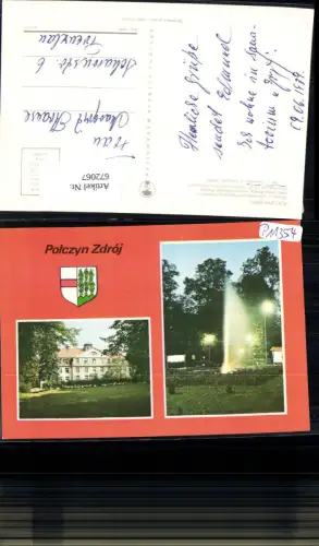 672067,Mehrbild Ak Polczyn Zdroj Sanatorum Gryf Brunnen