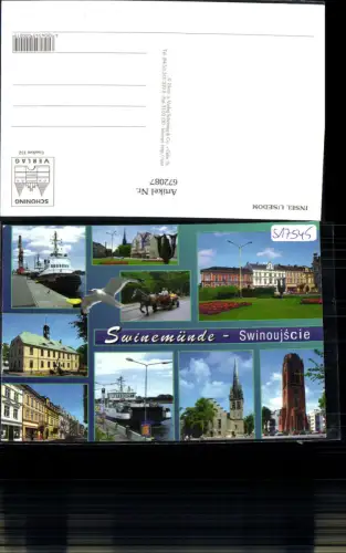 672087,Swinoujscie Swinemünde Insel Usedom Fähre Kutsche