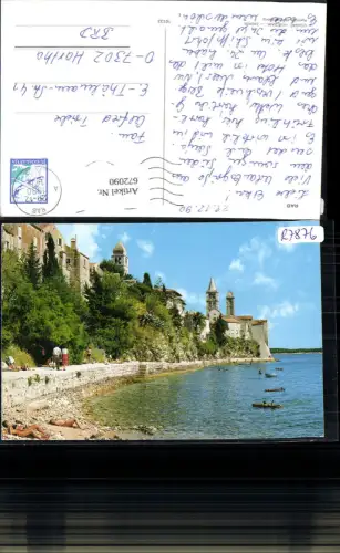 672090,Rab Küste Ufer Boote Strandleben Croatia