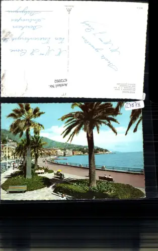 672092,Rapallo Passeggiata a mare Strand-Promenade Italy