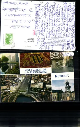 672097,Mehrbild Ak Captitale de la Bretagne Rennes France