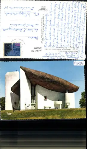 672099,Ronchamp Hte-Saone Chapelle de Notre-Dame du Haut Kapelle France