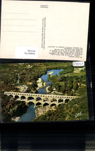 672104,En Pays Romain Le pond du Gard Viadukt Brücke France