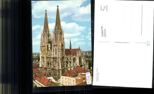 672112,Regensburg Donau Dom St Peter Germany