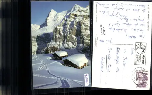 672117,Bei Mürren Eiger Mönch Switzerland Winteransicht