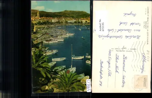 672135,Sanary Le Port Hafen Schiffe Boote France