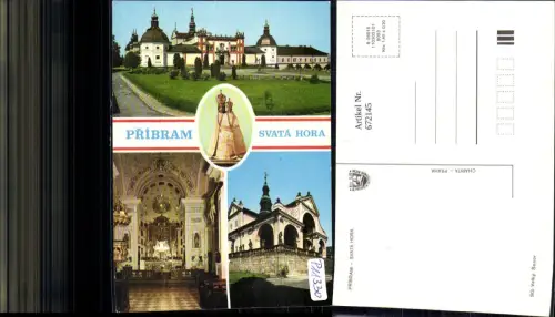672145,Mehrbild Ak Pribram Svata Hora Gnadenmutter Kloster Kirche