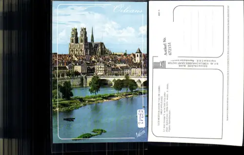 672151,Orleans Loiret Le pont George V sur la Loire et la cathedrale Sainte-Croix France