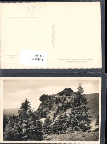 411144,Foto Ak Gesteinsformation Richard Wagnerkopf Felsgebilde a. d. Arber Bayerisch Eisenstein