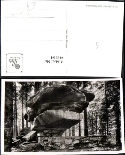 418364,Foto Ak Kastelstein Bad Rippoldsau Schapbach Schwarzwald Gesteinsformation