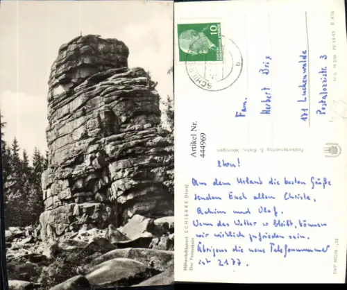 444969,Schierke Harz Der Feuerstein Gesteinsformation Felsen