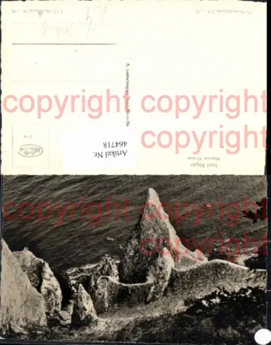 464718,Foto Ak Insel Rügen Wissower Klinken Gesteinsformation