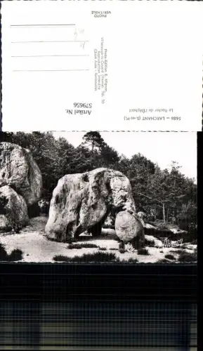 579656,Foto Ak Larchant Le Rocher de l Elephant Elefant Tierform Gesteinsformation
