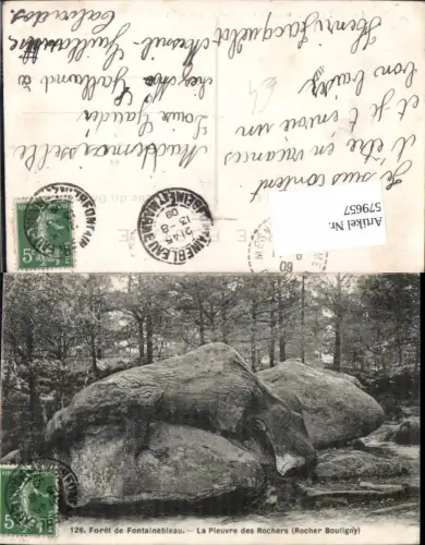 579657,Gesteinsformation Foret de Fontainebleau La Pieuvre des Rochers