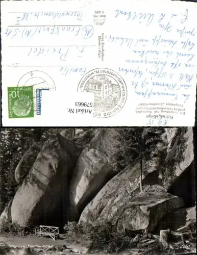 579663,Gesteinsformation Felsgruppe Eremiten Höhle Wunsiedel Fichtelgebirge