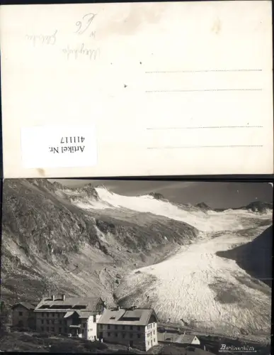 411117,Foto Ak Berlinerhütte Gletscher Mayerhofen