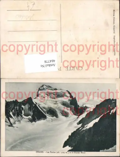 464778,Gletscher Oisans Les Ecrins et le Glacier Blanc