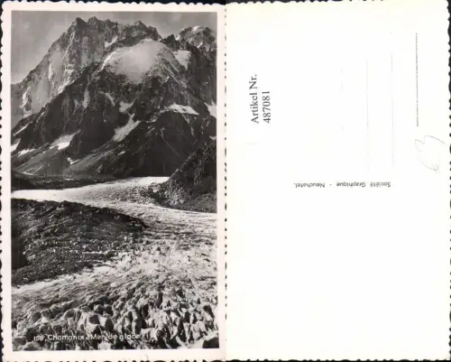 487081,Gletscher Chamonix Mer de glace