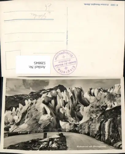 539845,Furkastrasse Rhonegletscher Gletscher Reuss Muttbach