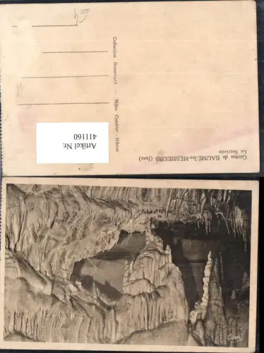 411160,Höhle Grotte Grottes de Baume-les-Messieurs Jura La Sacristie