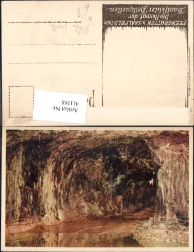 411168,Höhle Grotte Feengrotte b. Saalfeld Thür Saalfelder Heilquellen
