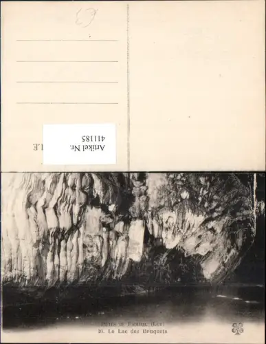 411185,Höhle Grotte Puits de Padirac Lot Le Lac des Bouquets