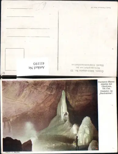 411193,Höhle Grotte Dachstein Rieseneishöhle Obertraun Eissäulen i. Parzivaldom