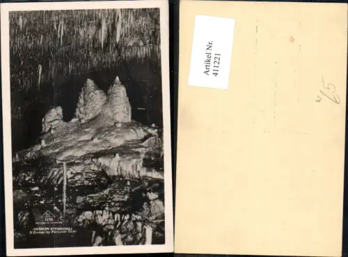 411221,Foto Ak Höhle Grotte Lurgrotte Peggau 3 Zinnen i. Parseval Dom