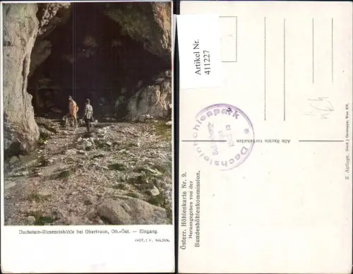 411227,Höhle Grotte Dachstein Rieseneishöhle Obertraun Eingang