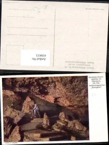 418413,Dachstein Rieseneishöhle Obertraun Höhle Grotte Verbindungsstollen Belrapeire