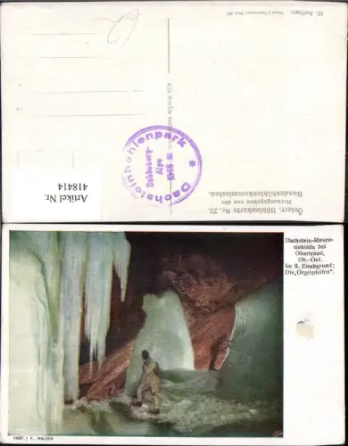 418414,Dachstein Rieseneishöhle Obertraun Höhle Grotte Im II Eisabgrund Die Orgelpfeifen