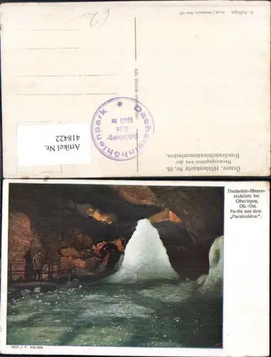 418422,Dachstein Rieseneishöhle Obertraun Höhle Grotte Partie a. d. Parzivaldom