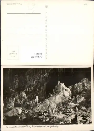 444931,Foto Ak Die Feengrotten Saalfelden Thüringen Märchendom Grotte pub VEB