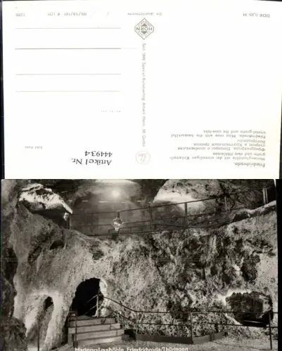 444934,Foto Ak Marienglashöhle Friedrichroda Thüringen Höhle