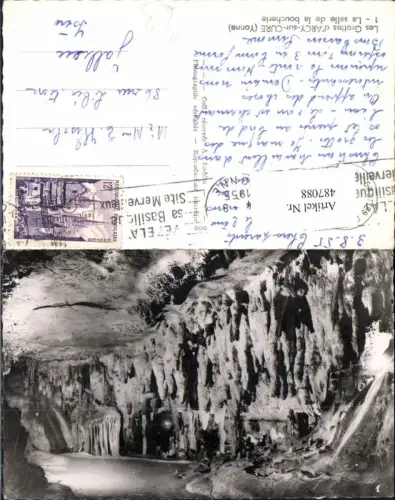 487088,Höhle Grotte Les Grottes d Arcy-sur-Cure Yonne La salle de la boucherie