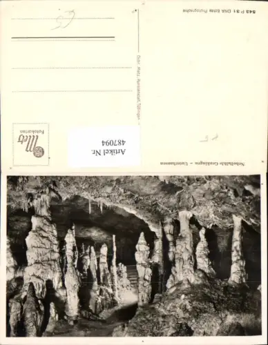 487094,Foto Ak Höhle Grotte Nebelhöhle Genkingen Unterhausen