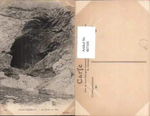 487104,Höhle Grotte Saint-Enogat La Goule aux Fees