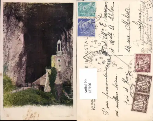 487106,Höhle Grotte La Balme-les-Grottes Isere Entree des Grottes